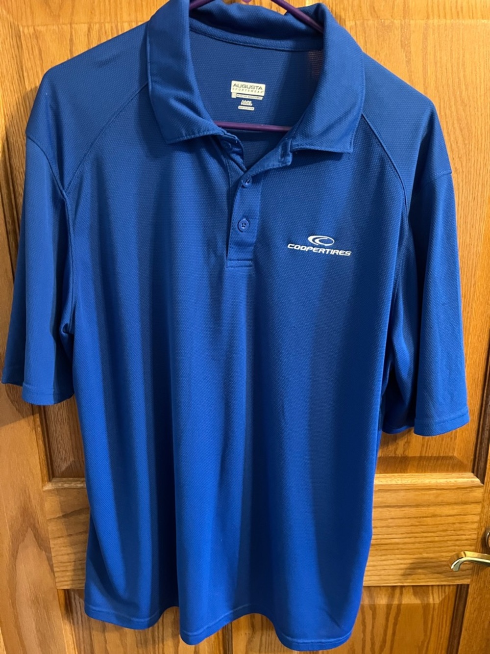 Augusta Sportswear Men’s Royal Blue Polo with Cooper Tires Logo